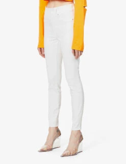 Spanx Ankle Skinny High-rise Stretch-denim Jeans 8 Spanx Ankle Skinny High-rise Stretch-denim Jeans -Reiss Shop R03912147 WHITE ALT02