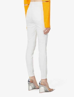 Spanx Ankle Skinny High-rise Stretch-denim Jeans 9 Spanx Ankle Skinny High-rise Stretch-denim Jeans -Reiss Shop R03912147 WHITE ALT03
