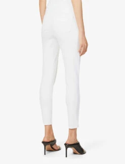 Spanx Jean-ish Mid-rise Stretch Cotton-blend Leggings -Reiss Shop R03912151 WHITE ALT03