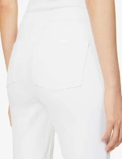 Spanx Jean-ish Mid-rise Stretch Cotton-blend Leggings -Reiss Shop R03912151 WHITE ALT05