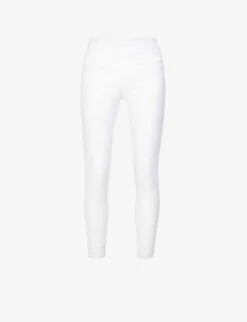 Spanx Jean-ish Mid-rise Stretch Cotton-blend Leggings