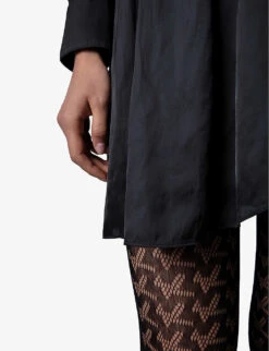 Fogal X Zadig & Voltaire ZV Fishnet Tights -Reiss Shop R03913725 NOIR ALT04