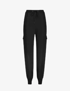 AllSaints Maddie High-rise Tapered-leg Woven Cargo Trousers