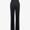 Reiss Haisley Flared-leg Mid-rise Stretch Wool-blend Trousers