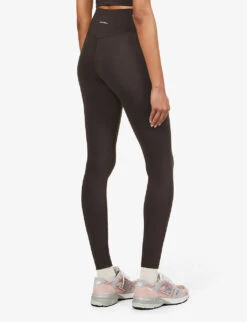 Ultimate Tall Mid-rise Stretch-jersey Leggings -Reiss Shop R03936930 COFFEEBEAN ALT03