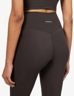 Ultimate Tall Mid-rise Stretch-jersey Leggings -Reiss Shop R03936930 COFFEEBEAN ALT04