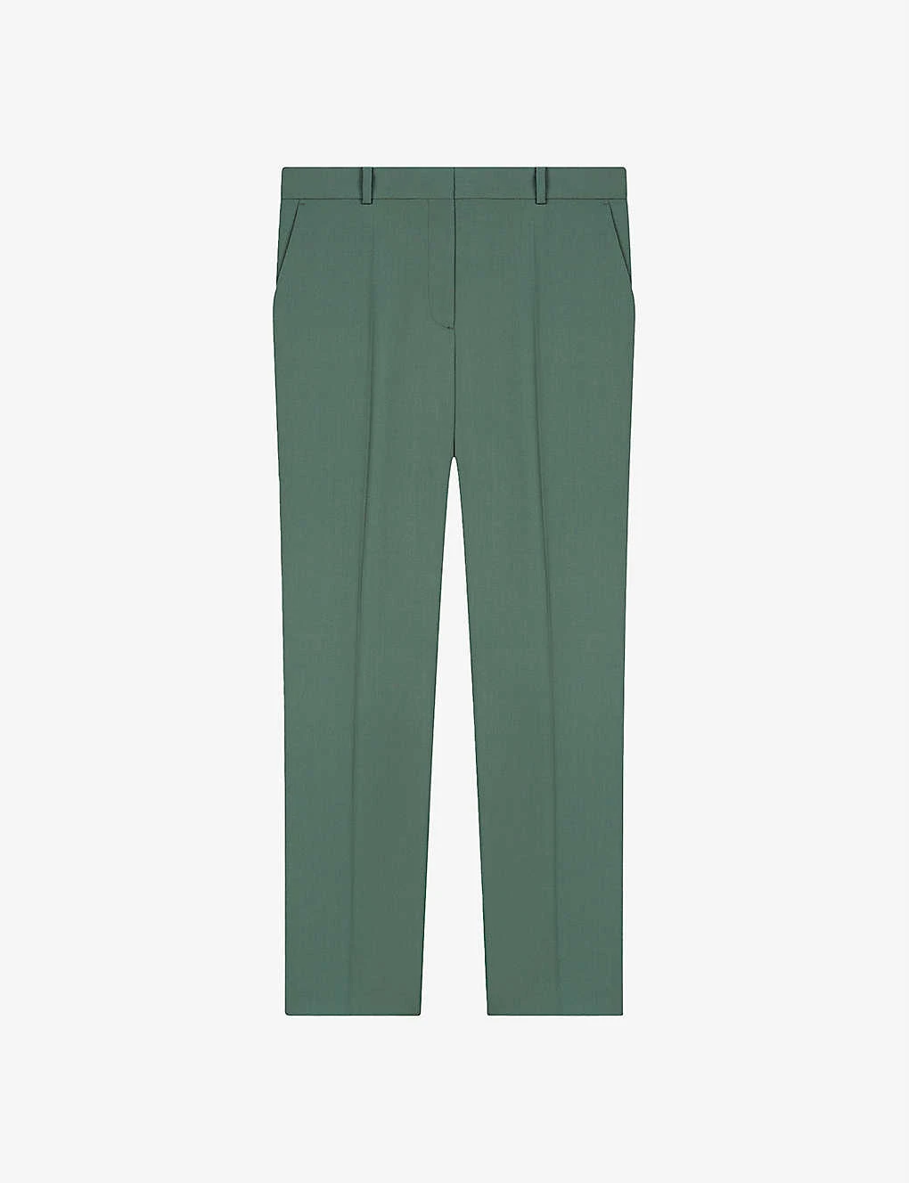 Maje Pillette Straight-leg Tailored Stretch-woven Trousers 1 Maje Pillette Straight-leg Tailored Stretch-woven Trousers