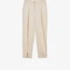 Ted Baker Ninette High-rise Carrot-leg Woven Trousers