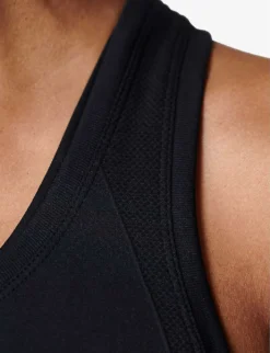 Sweaty Betty Athlete Seamless Stretch-jersey Vest Top -Reiss Shop R03958948 BLACK ALT05