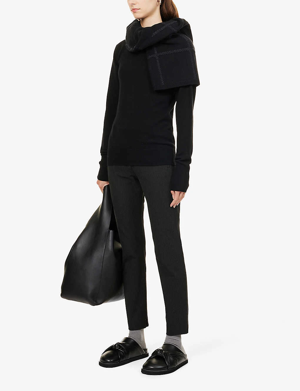 Joseph Eliston Slim-fit Mid-rise Stretch-woven Trousers 2 Joseph Eliston Slim-fit Mid-rise Stretch-woven Trousers - Image 2