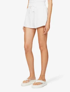 Rocco Towel-texture Woven Shorts -Reiss Shop R03968287 VANILLA ALT02