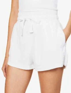 Rocco Towel-texture Woven Shorts -Reiss Shop R03968287 VANILLA ALT04