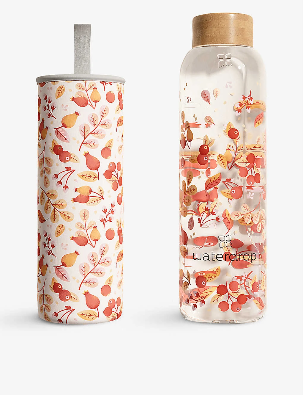 Edition Defence Graphic-print Glass Bottle 600ml 2 Edition Defence Graphic-print Glass Bottle 600ml - Image 2