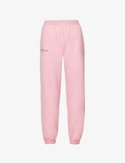 365 Signature Mid-rise Organic-cotton Jogging Bottoms