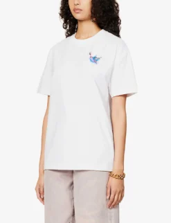 Hotchpotch Arrow Logo-print Cotton-jersey T-shirt 7 Hotchpotch Arrow Logo-print Cotton-jersey T-shirt -Reiss Shop R03974552 WHITEMULTICOLOUR ALT02