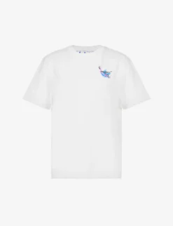 Hotchpotch Arrow Logo-print Cotton-jersey T-shirt
