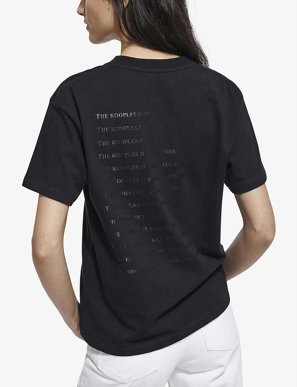 THE KOOPLES Leopard-print Logo-graphic Cotton-jersey T-shirt 4 THE KOOPLES Leopard-print Logo-graphic Cotton-jersey T-shirt - Image 4