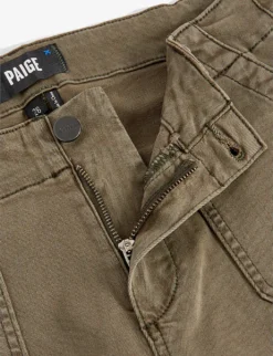 Paige Mayslie Tapered Mid-rise Stretch-denim Jeans -Reiss Shop R03990812 VINTAGEMOSS ALT06