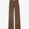 Zadig & Voltaire Parfait Straight-leg Mid-rise Suede Trousers