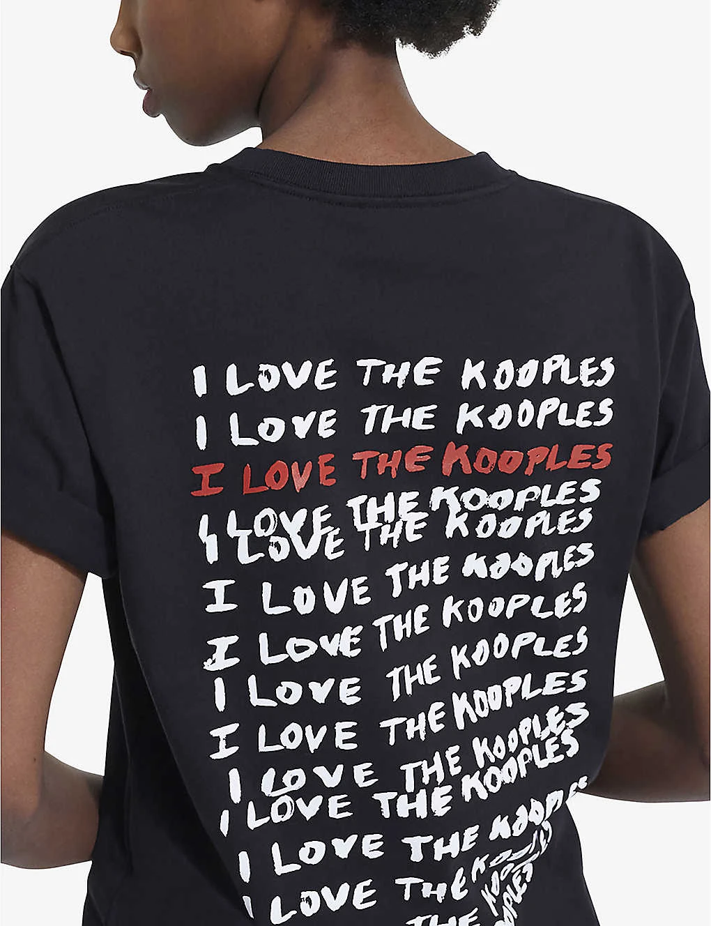 THE KOOPLES Slogan-print Cotton-jersey T-shirt 5 THE KOOPLES Slogan-print Cotton-jersey T-shirt - Image 5