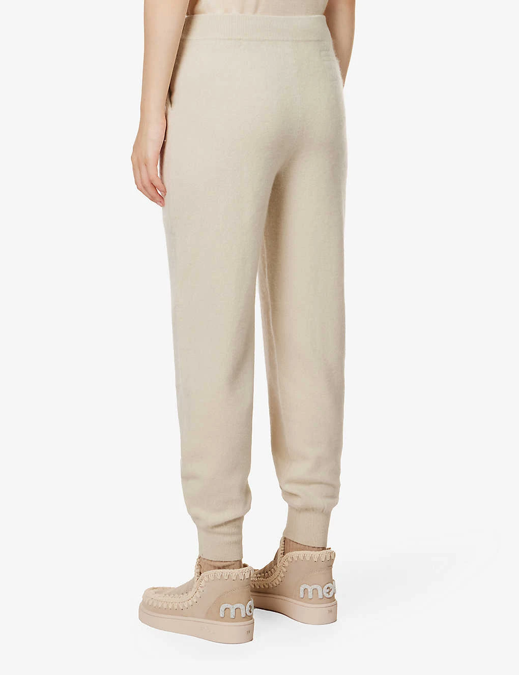 Hotoveli Tapered Mid-rise Cashmere Jogging Bottoms 4 Hotoveli Tapered Mid-rise Cashmere Jogging Bottoms - Image 4