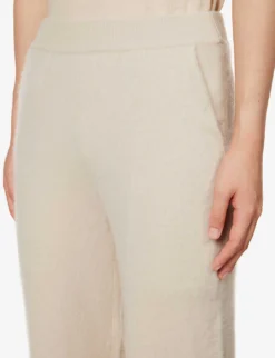Hotoveli Tapered Mid-rise Cashmere Jogging Bottoms 9 Hotoveli Tapered Mid-rise Cashmere Jogging Bottoms -Reiss Shop R03994601 CHALK ALT04