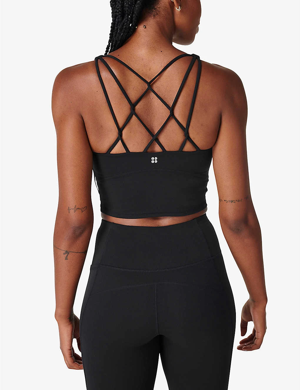 Sweaty Betty Super Soft Strappy Back Stretch-woven Vest 4 Sweaty Betty Super Soft Strappy Back Stretch-woven Vest - Image 4