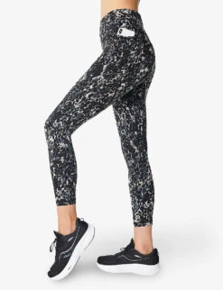 Sweaty Betty Power Dapple-print High-rise Stretch-jersey Leggings -Reiss Shop R03995025 GREYDAPPLEPRINT ALT02