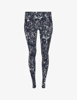 Sweaty Betty Power Dapple-print High-rise Stretch-jersey Leggings