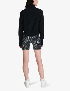 Sweaty Betty Melody Fleece Cotton-blend Sweatshirt 8 Sweaty Betty Melody Fleece Cotton-blend Sweatshirt -Reiss Shop R03995044 BLACK ALT03