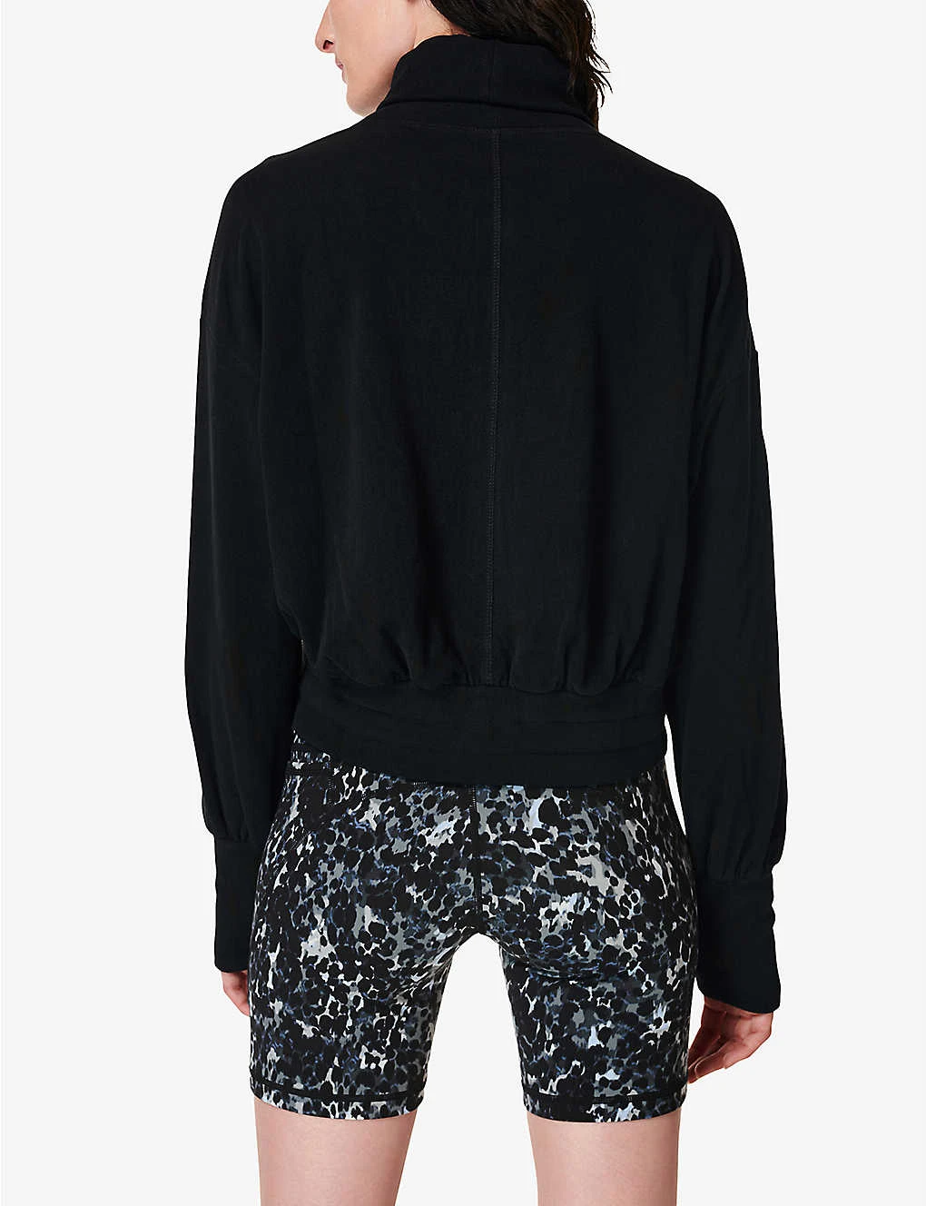 Sweaty Betty Melody Fleece Cotton-blend Sweatshirt 5 Sweaty Betty Melody Fleece Cotton-blend Sweatshirt - Image 5