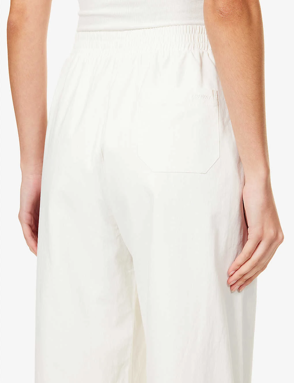 Wide-leg High-rise Cotton-poplin Trousers 5 Wide-leg High-rise Cotton-poplin Trousers - Image 5