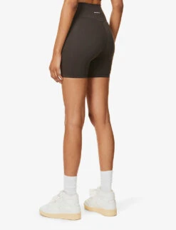 Ultimate High-rise Stretch-woven Shorts -Reiss Shop R04004017 COFFEEBEAN ALT03