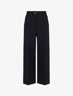 Soeur Harry Wide-leg High-rise Woven Trousers