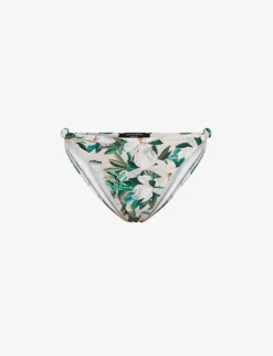 AllSaints Esme Alessandra Floral-print Bikini Bottoms