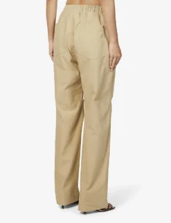 Luna Relaxed-fit Woven Trousers -Reiss Shop R04010836 CAMEL ALT03