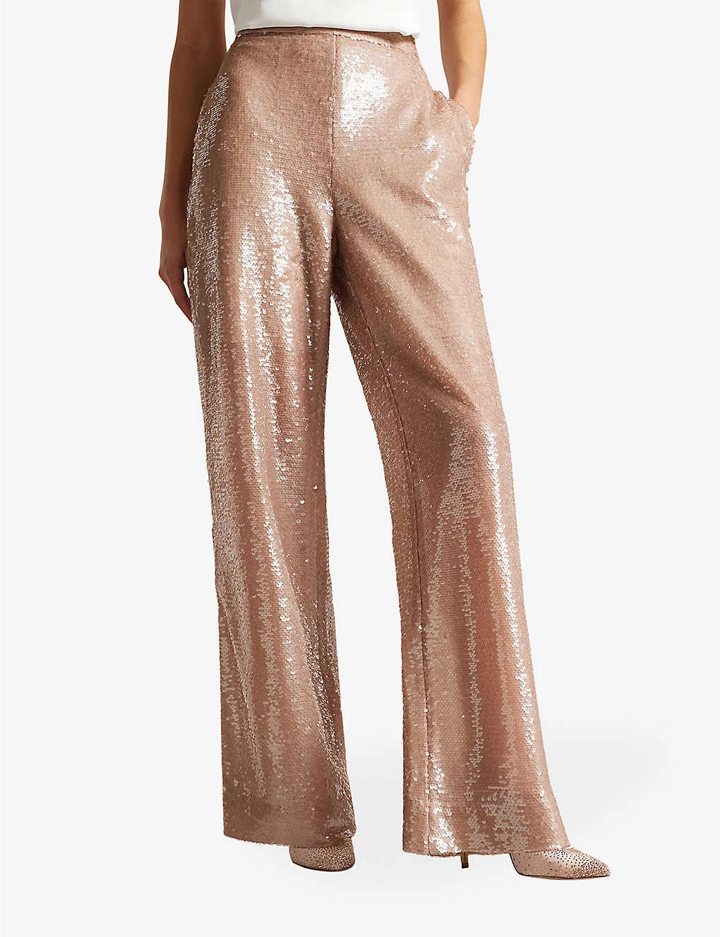 Ted Baker Milleit Wide-leg Mid-rise Woven Trousers 3 Ted Baker Milleit Wide-leg Mid-rise Woven Trousers - Image 3