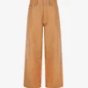 Gellar High-rise Straight-leg Leather Trousers