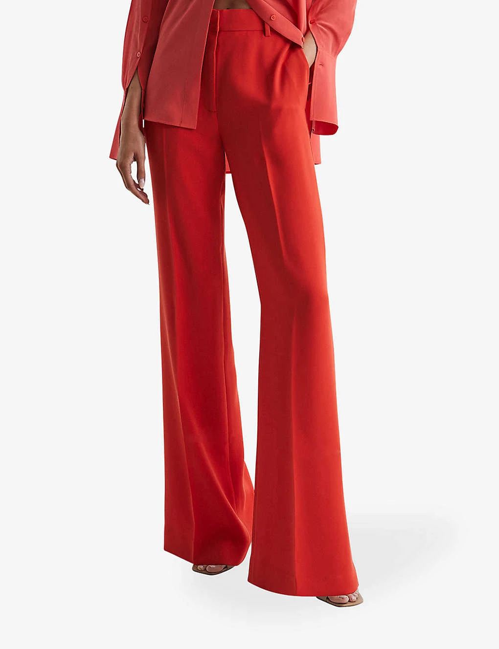 Reiss Maria Wide-leg Woven Trousers 3 Reiss Maria Wide-leg Woven Trousers - Image 3
