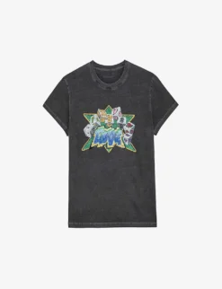 Zadig & Voltaire Zoe Graphic-print Cotton T-shirt