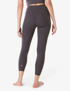 Sweaty Betty Super Soft 7/8 High-rise Stretch-woven Leggings -Reiss Shop R04074833 URBANGREY ALT03