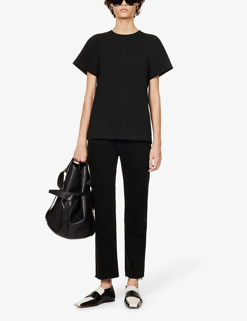 Toteme Logo-embroidered Organic Cotton T-shirt 2 Toteme Logo-embroidered Organic Cotton T-shirt - Image 2