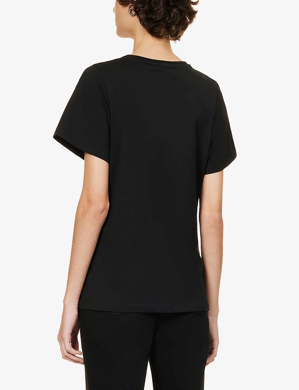 Toteme Logo-embroidered Organic Cotton T-shirt 4 Toteme Logo-embroidered Organic Cotton T-shirt - Image 4