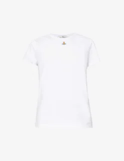Vivienne Westwood Orb Logo-embroidered Cotton-jersey T-shirt