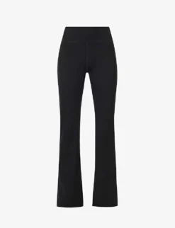 Girlfriend Collective Compression Flared High-rise Stretch-recycled Polyester Leggings