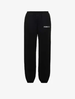 FIORUCCI Angels Brand-print Cotton-jersey Jogging Bottoms