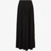 AllSaints Hezzy Wide-leg High-rise Pleated Woven Trousers