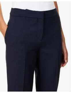 STELLA MCCARTNEY Core Tapered-leg Mid-rise Stretch-woven Trousers -Reiss Shop R04085980 INK ALT04
