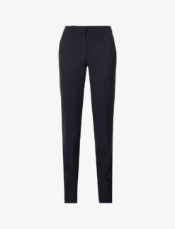 STELLA MCCARTNEY Core Tapered-leg Mid-rise Stretch-woven Trousers