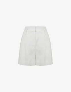 Reiss Hollie Pleated Woven Shorts